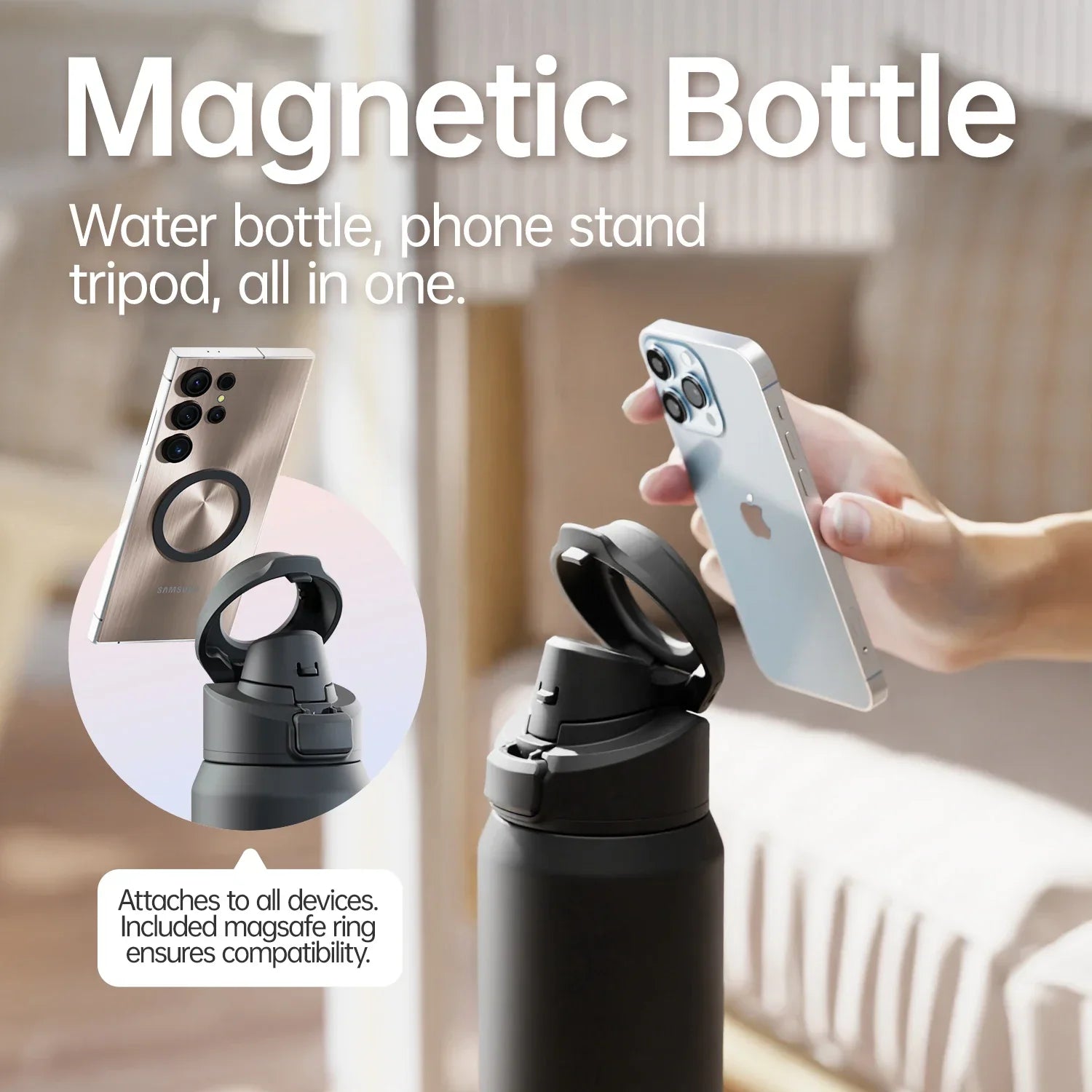 Magnetic Thermos Bottle